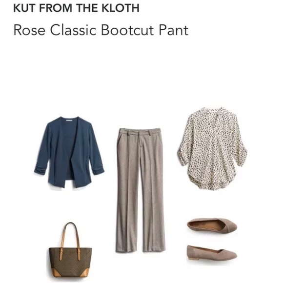 Kut from the Kloth Rose Bootcut Trouser Pant - Picture 2 of 7